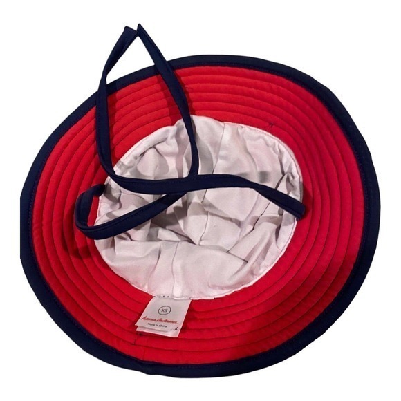 Hanna Andersson Red Seahorse Sun Protection Bucket Hat Kids Size Xsmall - Picture 4 of 5